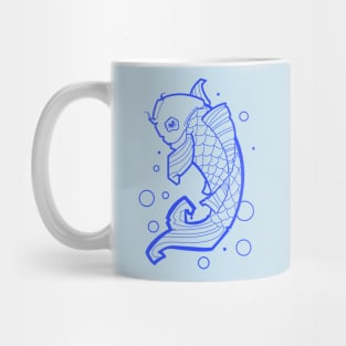 blue koi fish Mug